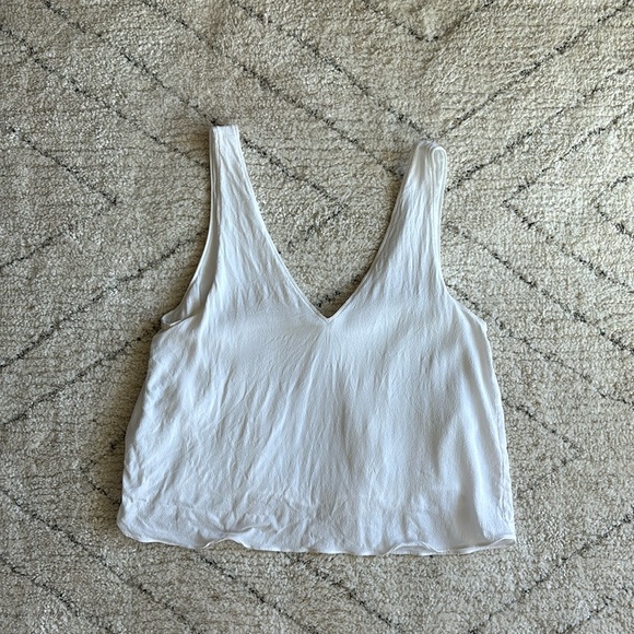 Wilfred Cropped Tie Open Back Medium Tank Top - Picture 3 of 9